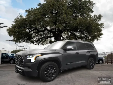 Gray 2024 Toyota Sequoia Platinum for sale in San Antonio, TX
