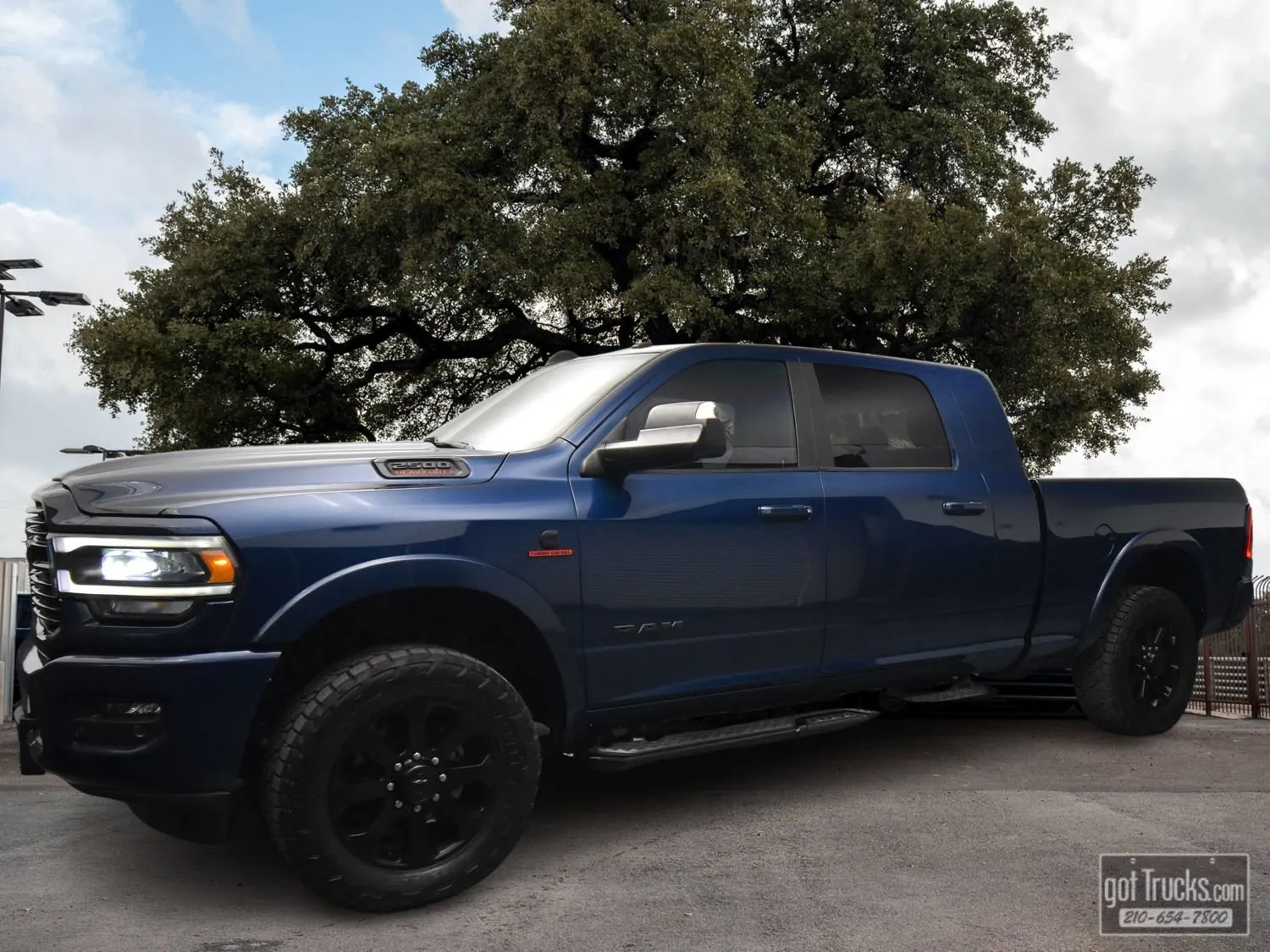 Blue 2021 Ram 2500 Laramie for sale in San Antonio, TX