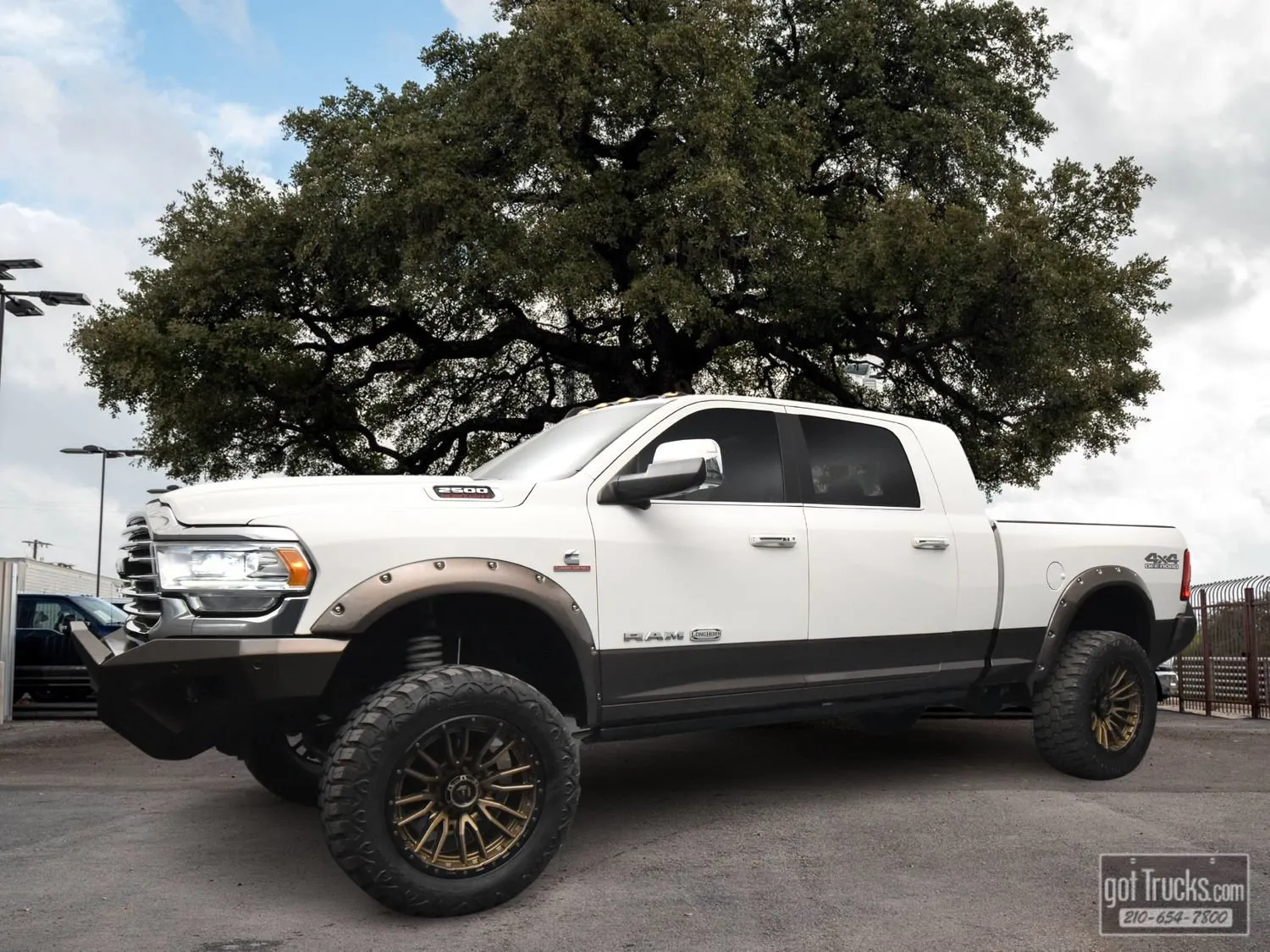 White 2021 Ram 2500 Longhorn for sale in San Antonio, TX