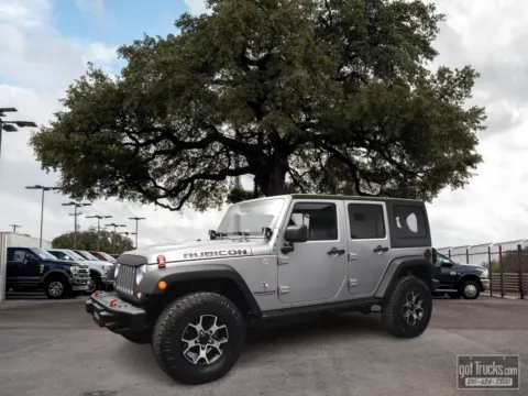 Silver 2015 Jeep Wrangler Unlimited Rubicon Hard Rock for sale in San Antonio, TX
