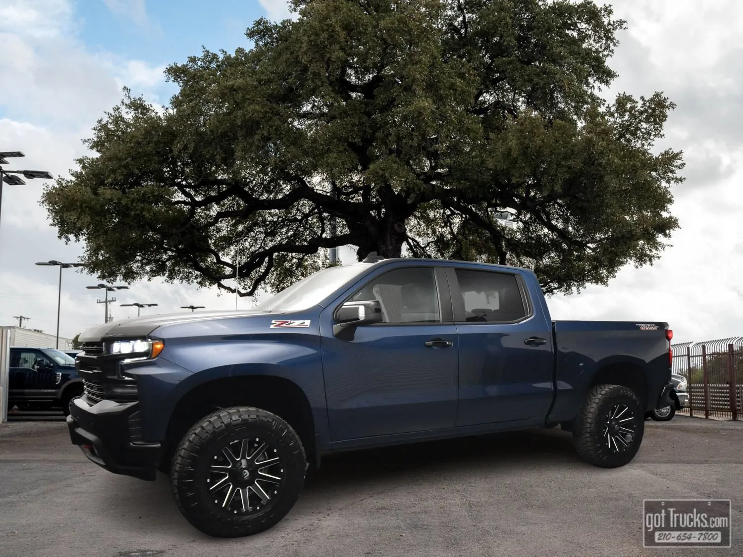 Blue 2022 Chevrolet Silverado 1500 LTD LT Trail Boss for sale in San Antonio, TX