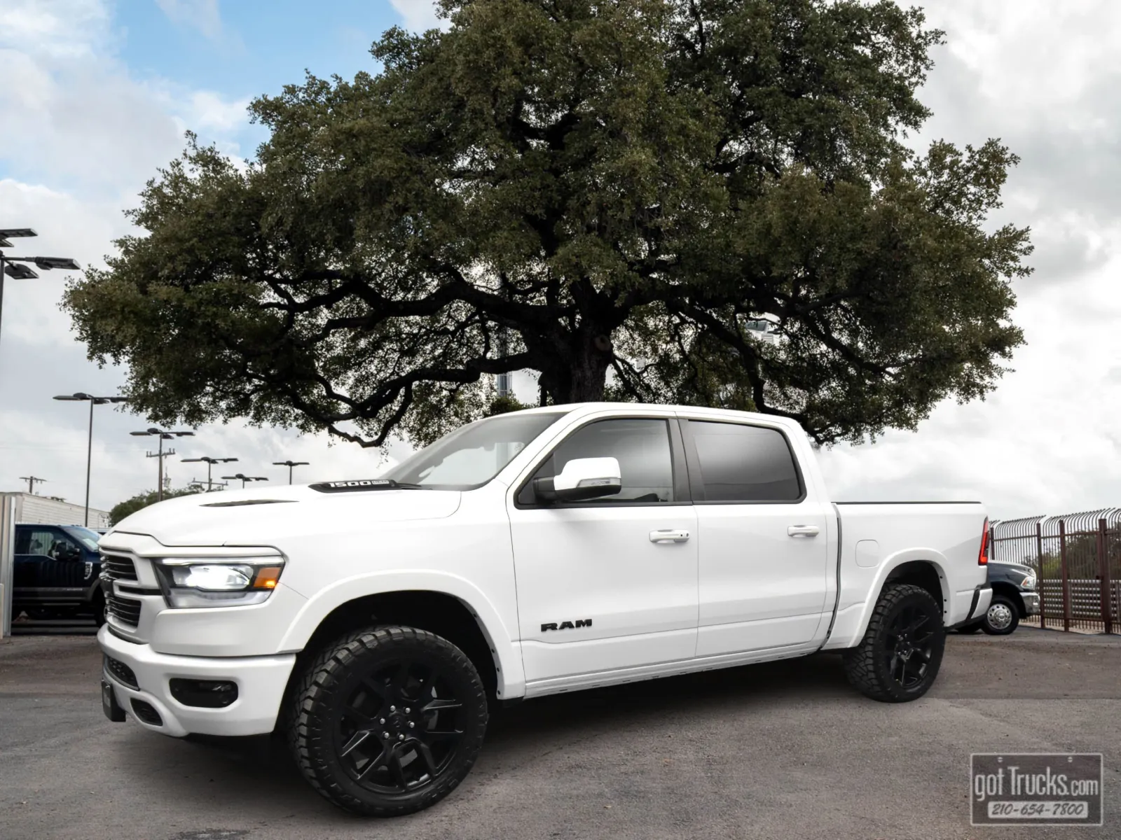 White 2022 Ram 1500 Laramie for sale in San Antonio, TX