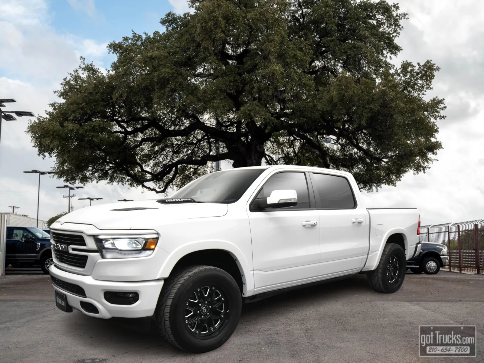 White 2022 Ram 1500 Laramie for sale in San Antonio, TX