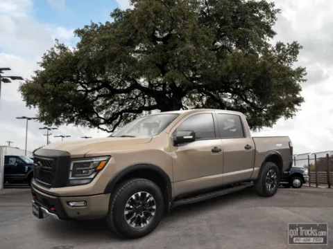Beige 2024 Nissan Titan PRO-4X for sale in San Antonio, TX