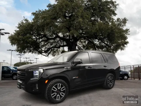 Black 2021 GMC Yukon AT4 for sale in San Antonio, TX