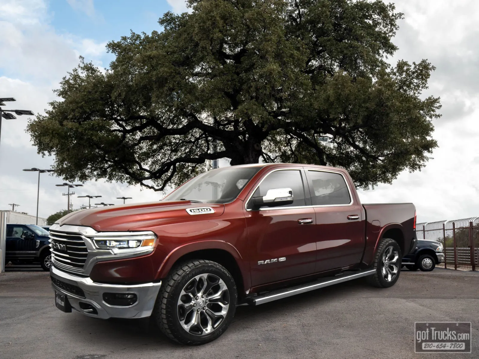 Red 2021 Ram 1500 Longhorn for sale in San Antonio, TX