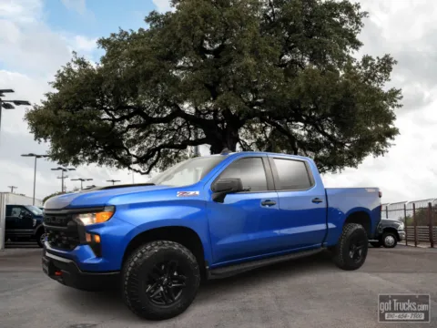 Blue 2022 Chevrolet Silverado 1500 Custom Trail Boss for sale in San Antonio, TX