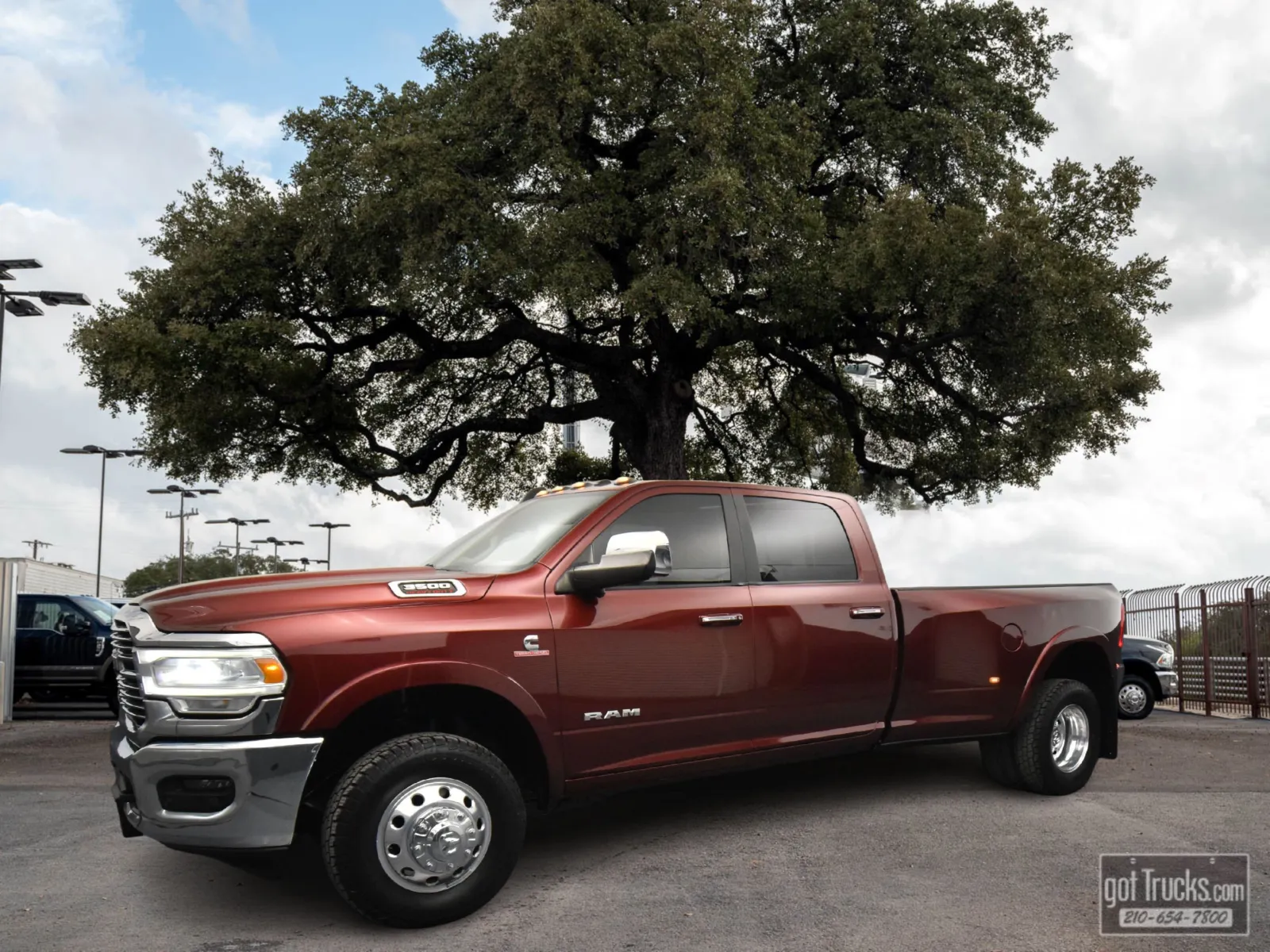 Red 2019 Ram 3500 Laramie for sale in San Antonio, TX