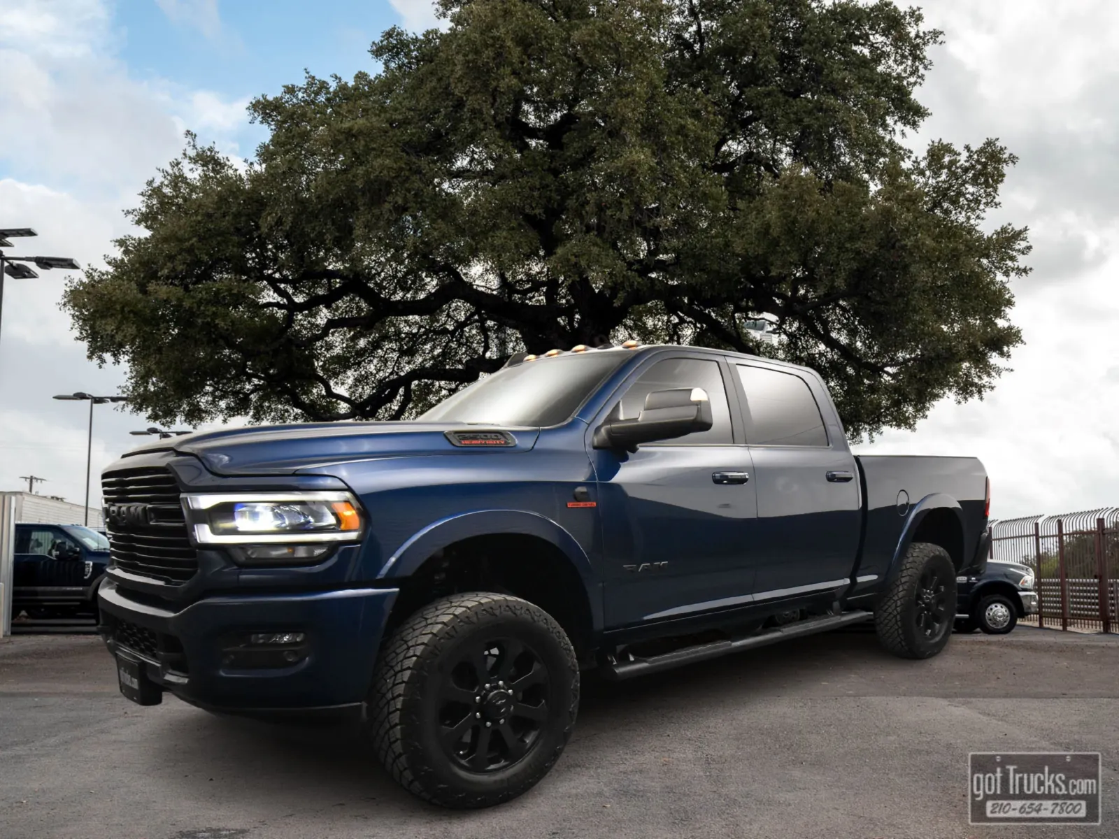 Blue 2022 Ram 2500 Laramie for sale in San Antonio, TX