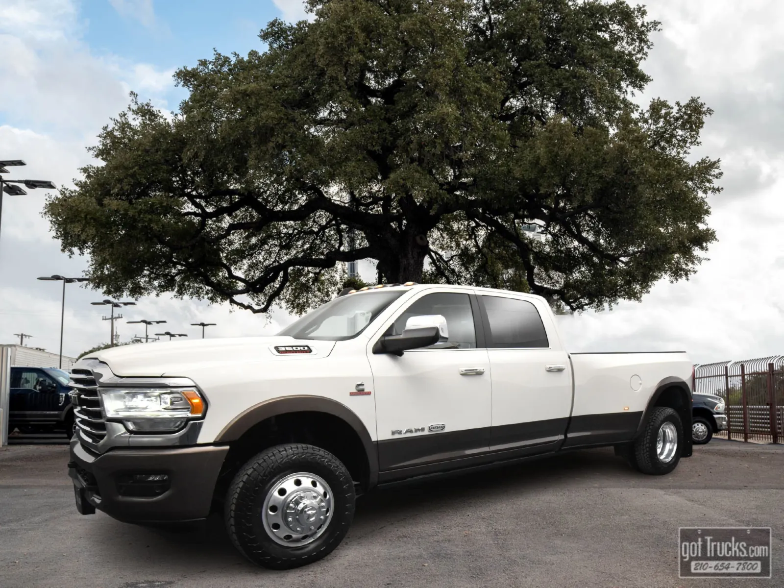 White 2020 Ram 3500 Longhorn for sale in San Antonio, TX