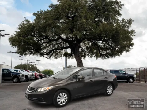 Brown 2013 Honda Civic Sdn LX for sale in San Antonio, TX