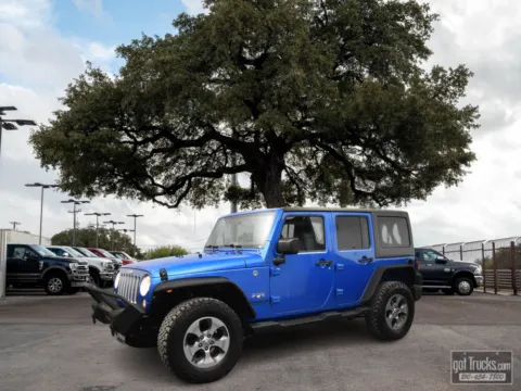 Blue 2016 Jeep Wrangler Unlimited Sahara for sale in San Antonio, TX