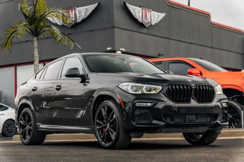 Black 2021 BMW X6 M50i for sale in Evansville, IN