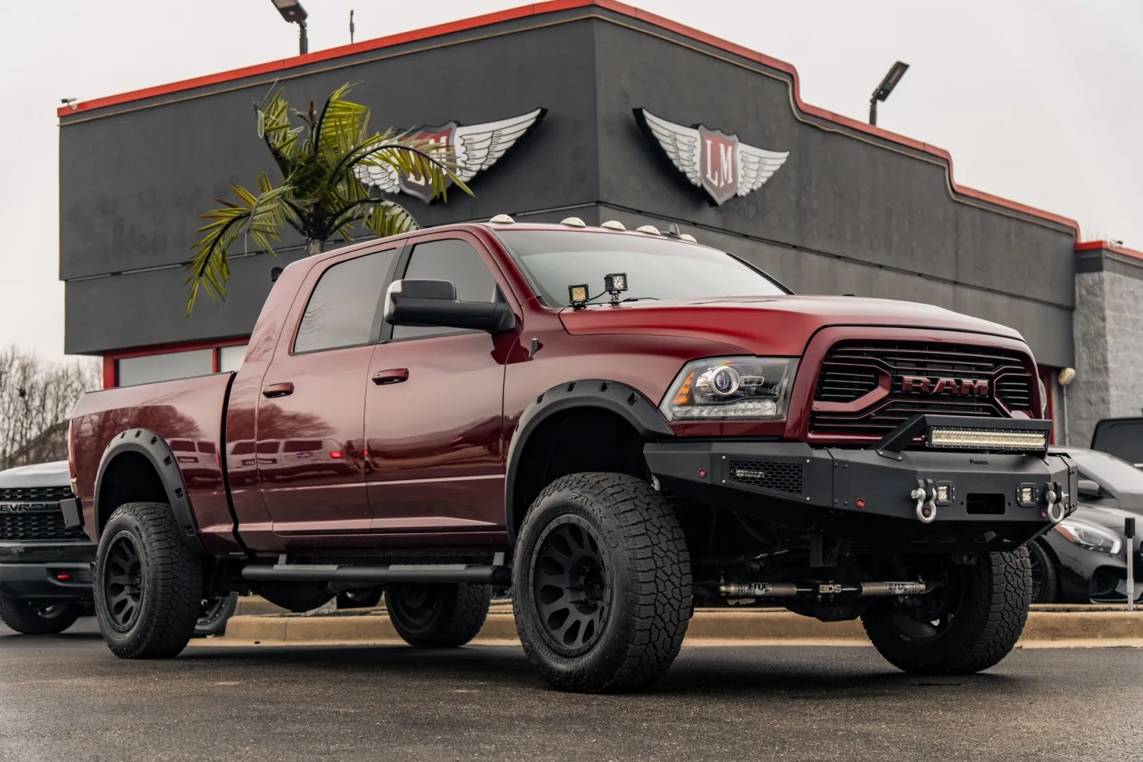 Red 2018 Ram 2500 Laramie for sale in Evansville, IN