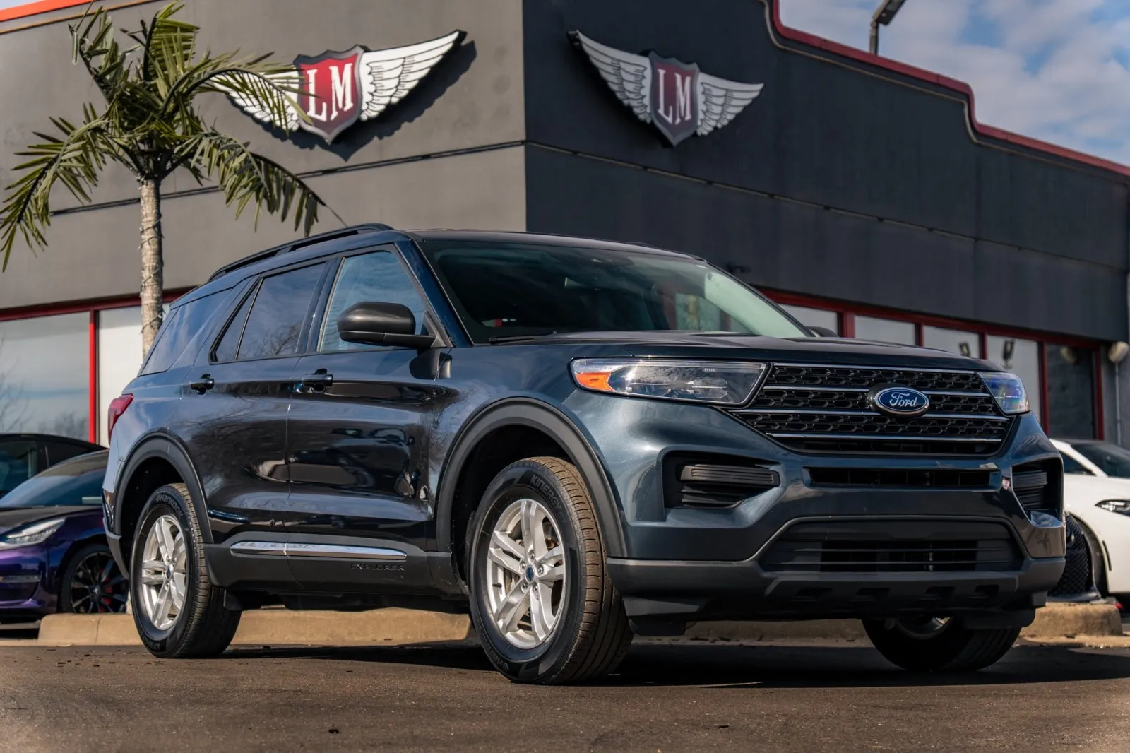 Blue 2022 Ford Explorer XLT for sale in Evansville, IN