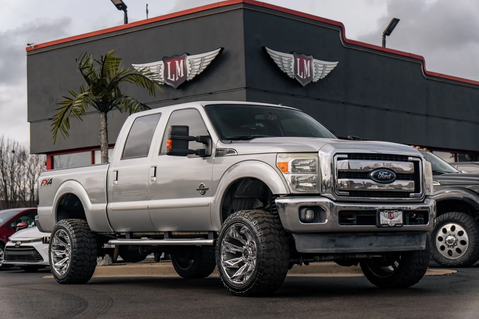 Silver 2015 Ford Super Duty F-250 SRW Lariat for sale in Evansville, IN
