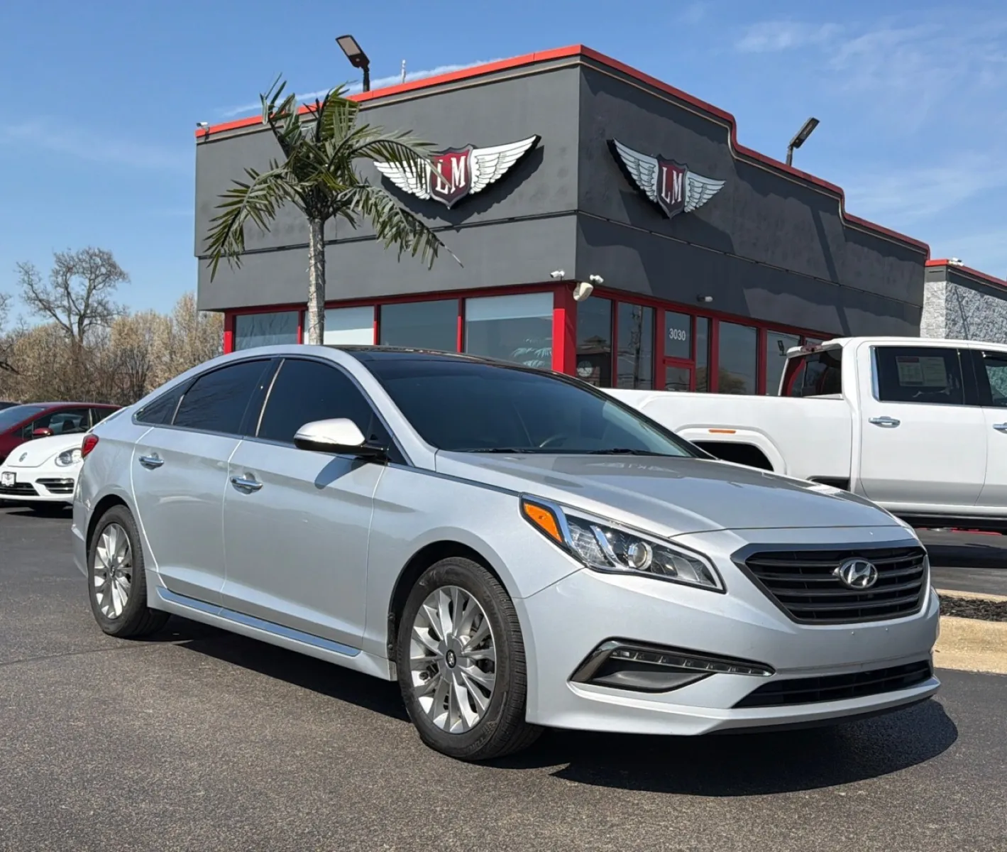 Silver 2015 Hyundai Sonata 2.4L Limited for sale in Evansville, IN