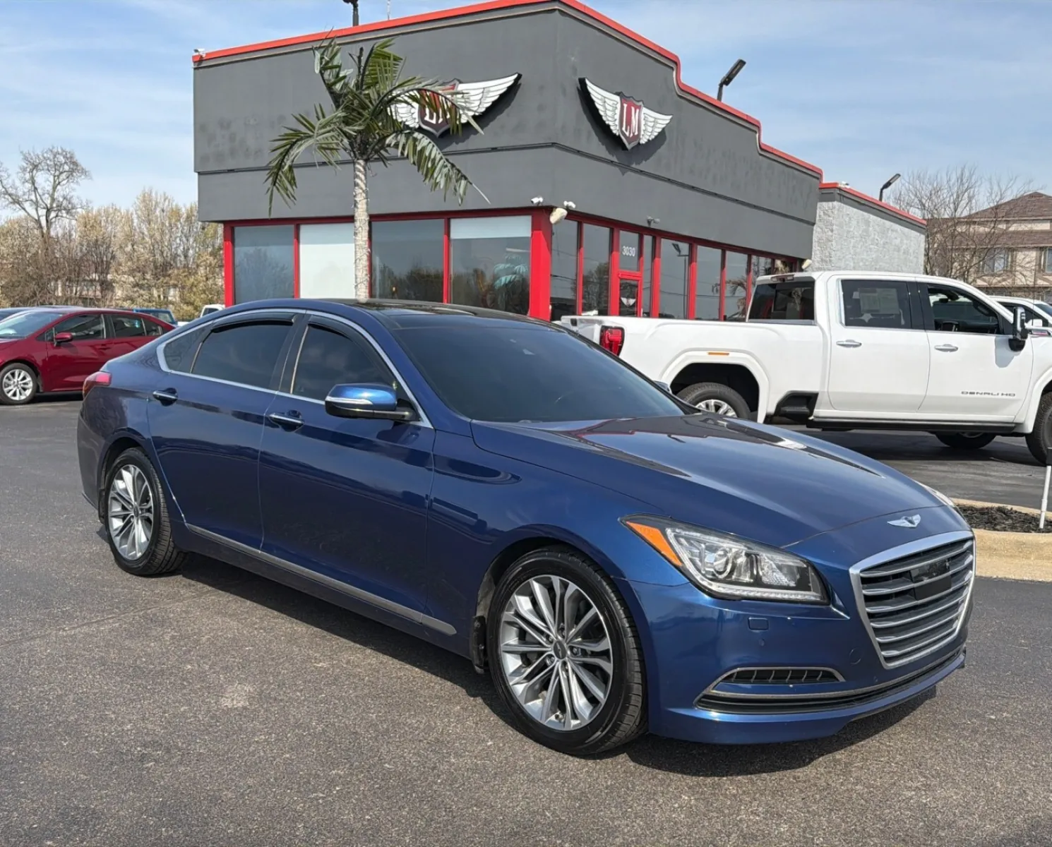 Blue 2015 Hyundai Genesis 3.8L for sale in Evansville, IN