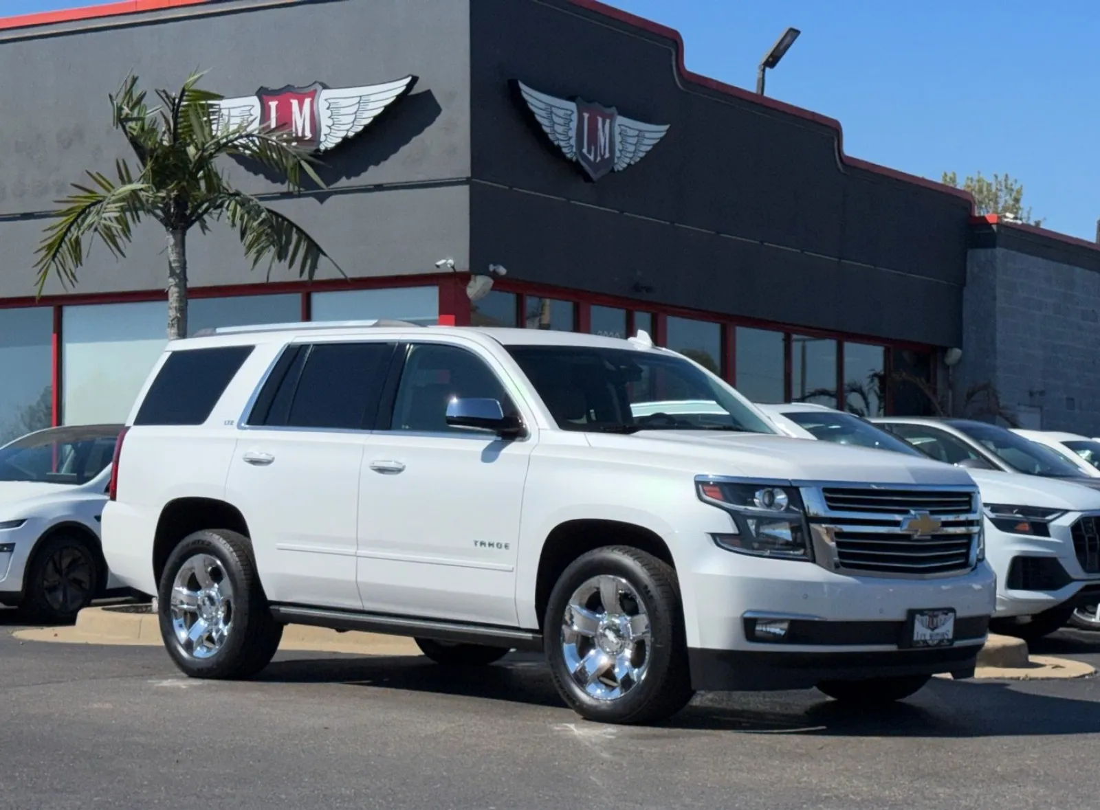 White 2016 Chevrolet Tahoe LTZ for sale in Evansville, IN