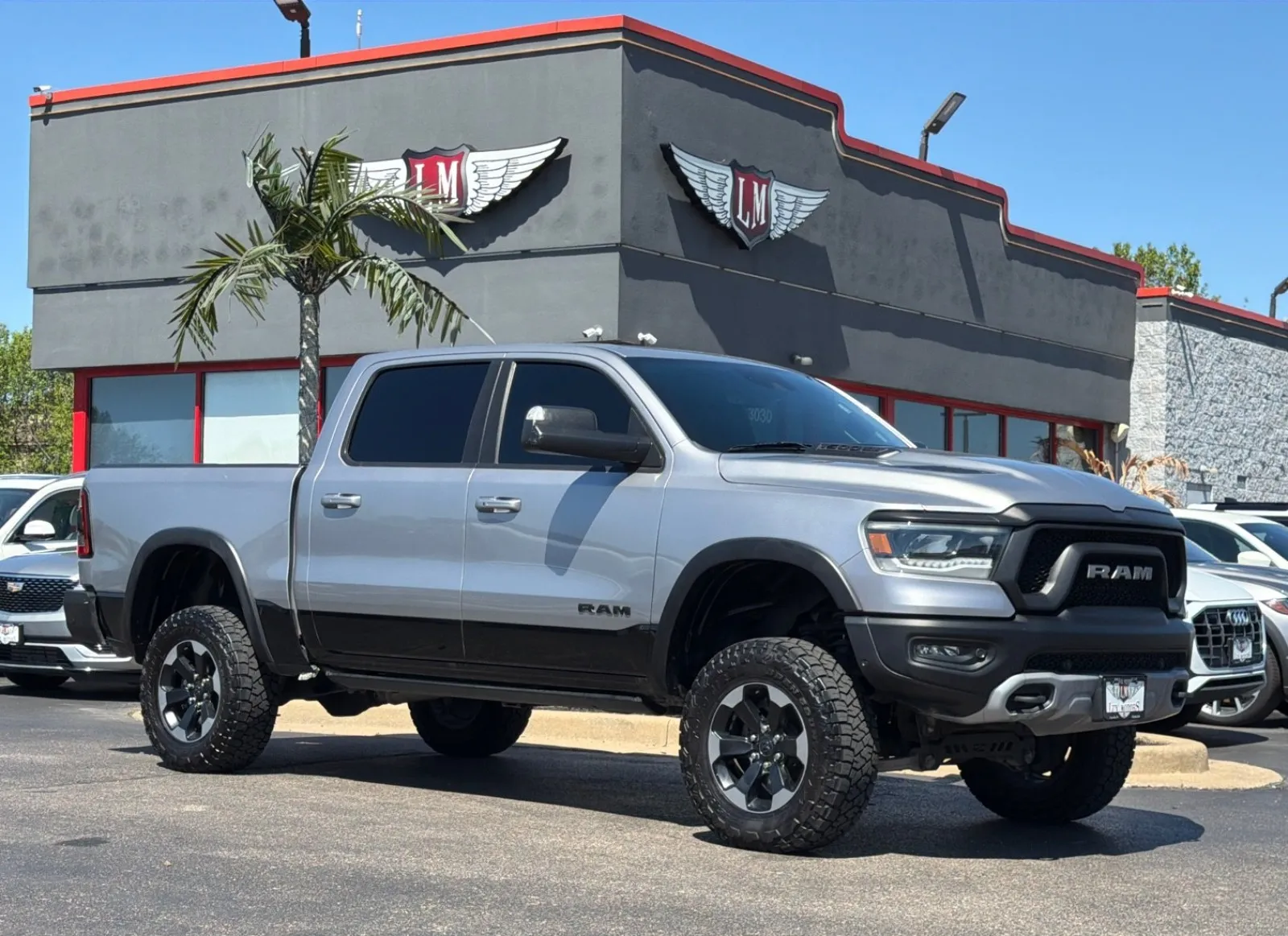 Silver 2021 Ram 1500 Rebel for sale in Evansville, IN