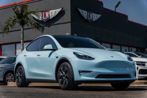 Gray 2024 Tesla Model Y Long Range for sale in Evansville, IN