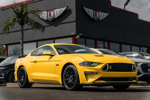Yellow 2018 Ford Mustang GT for sale in Evansville, IN