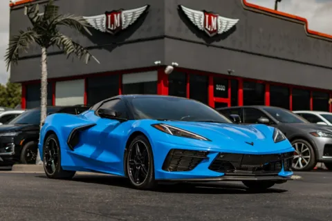 Blue 2022 Chevrolet Corvette 3LT for sale in Evansville, IN