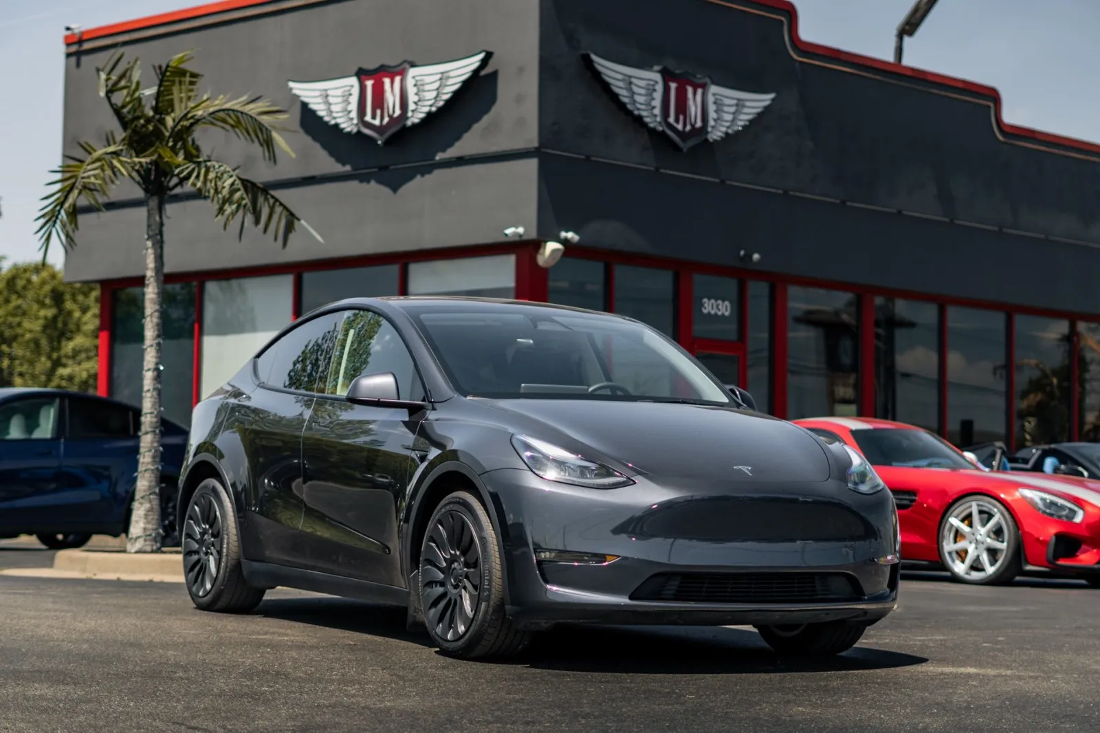 Gray 2024 Tesla Model Y Long Range for sale in Evansville, IN