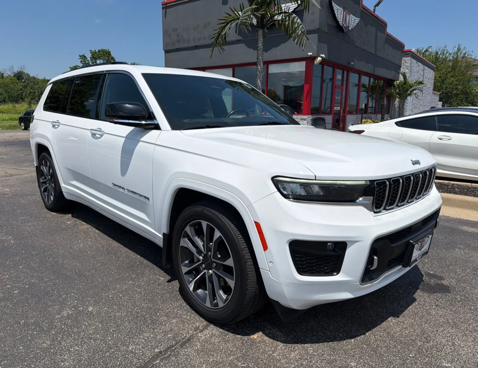 White 2021 Jeep Grand Cherokee L Overland for sale in Evansville, IN