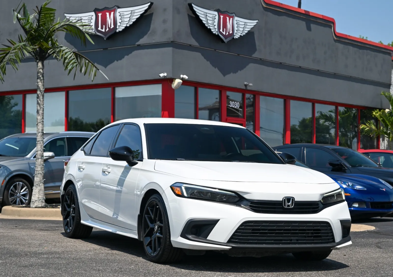 White 2022 Honda Civic Sedan Sport for sale in Evansville, IN