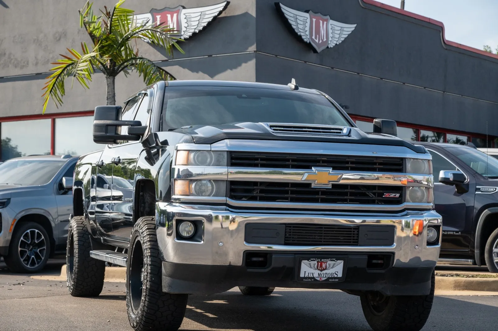 Black 2017 Chevrolet Silverado 2500 HD LTZ for sale in Evansville, IN
