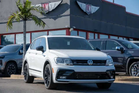 White 2021 Volkswagen Tiguan SE R-Line Black for sale in Evansville, IN