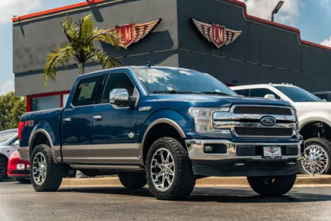 Blue 2018 Ford F-150 King Ranch for sale in Evansville, IN