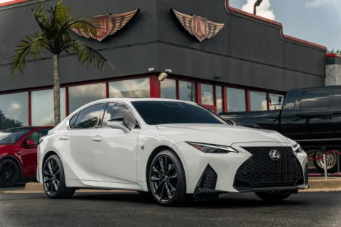 White 2023 Lexus IS 350 F SPORT for sale in Evansville, IN
