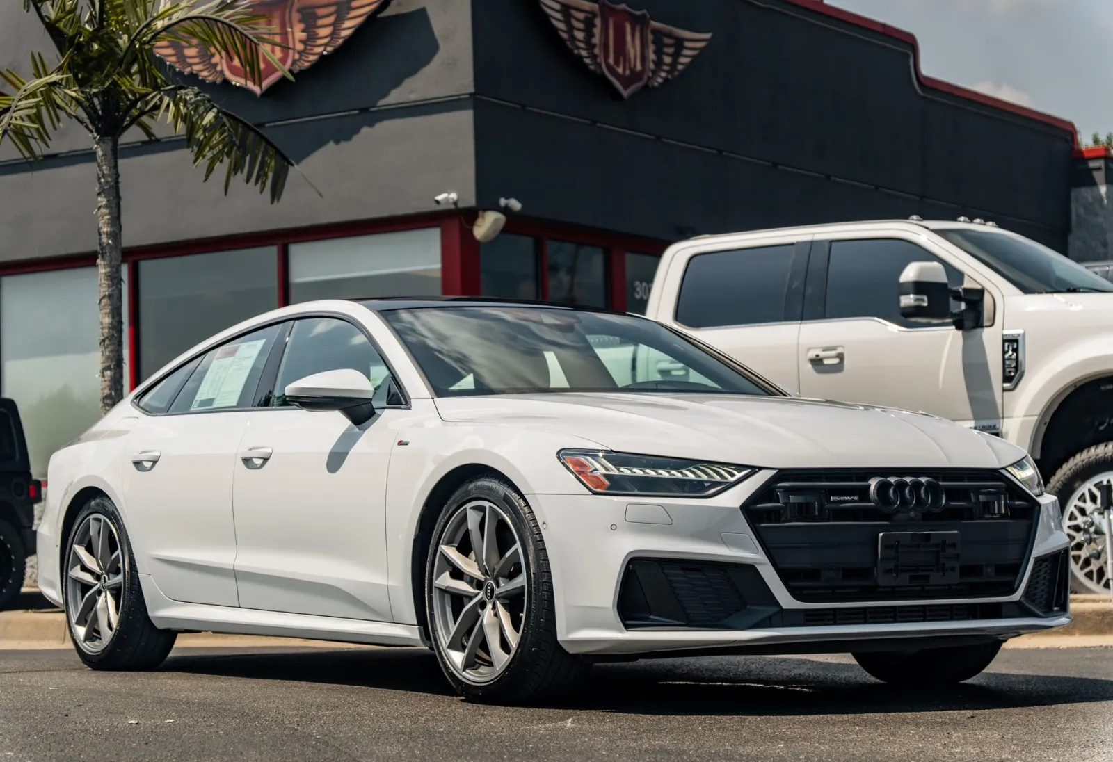 White 2022 Audi A7 Premium Plus for sale in Evansville, IN