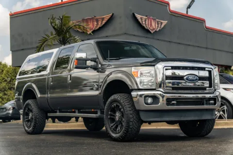 Gray 2012 Ford Super Duty F-250 SRW Lariat for sale in Evansville, IN