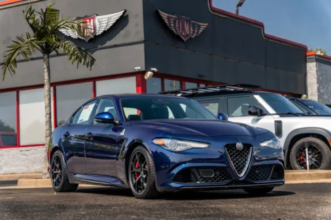 Blue 2017 Alfa Romeo Giulia Quadrifoglio for sale in Evansville, IN