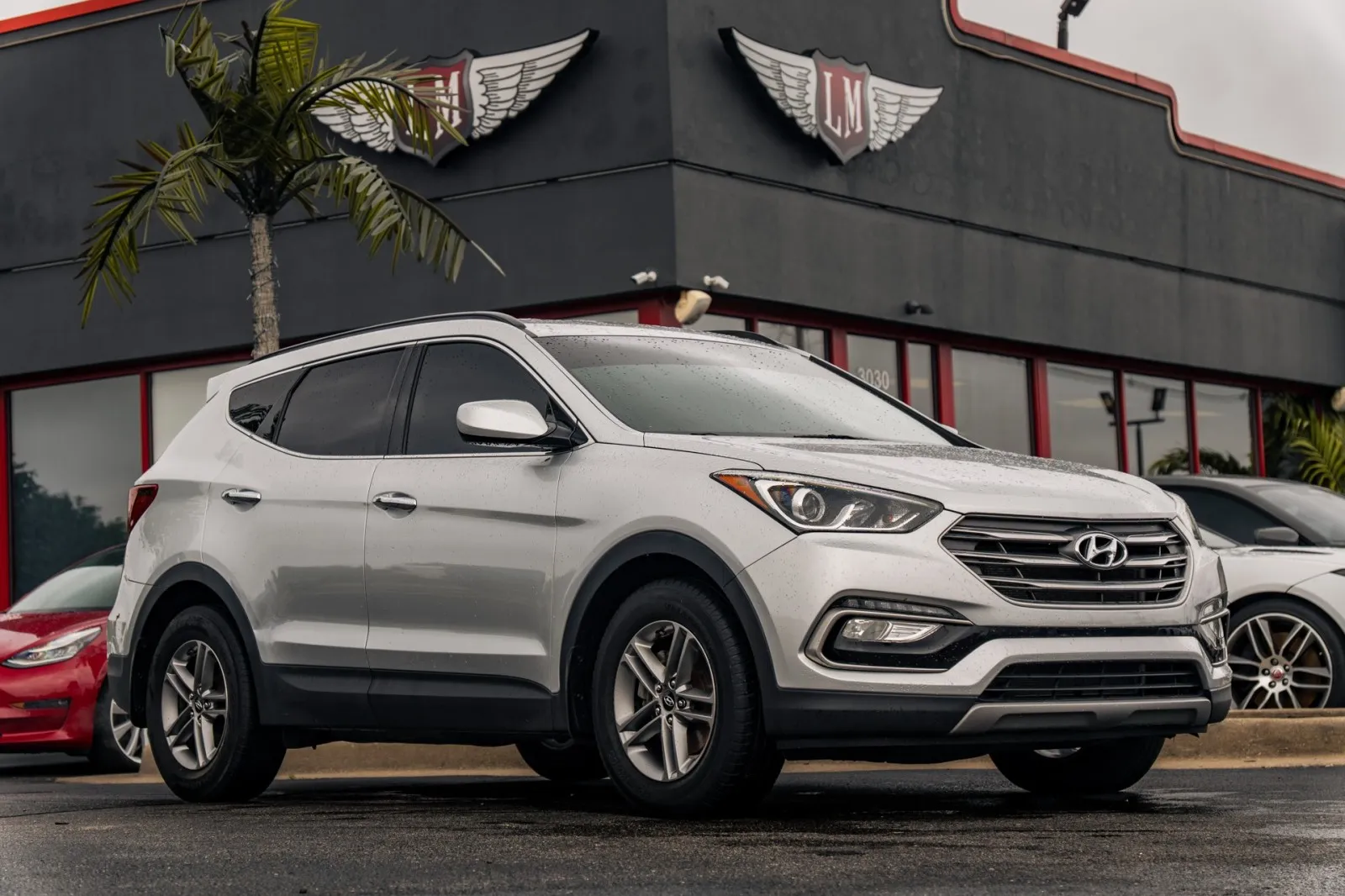 Silver 2017 Hyundai Santa Fe Sport 2.4L for sale in Evansville, IN