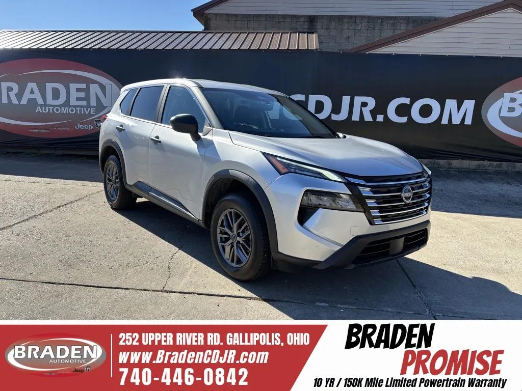 Silver 2024 Nissan Rogue S for sale in Gallipolis, OH