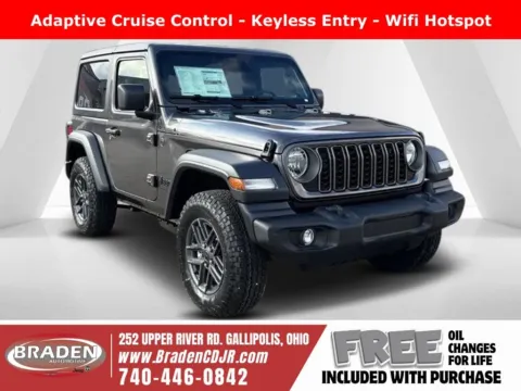 Gray 2026 Jeep Wrangler Sport S for sale in Gallipolis, OH