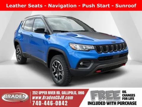 Blue 2026 Jeep Compass Trailhawk for sale in Gallipolis, OH