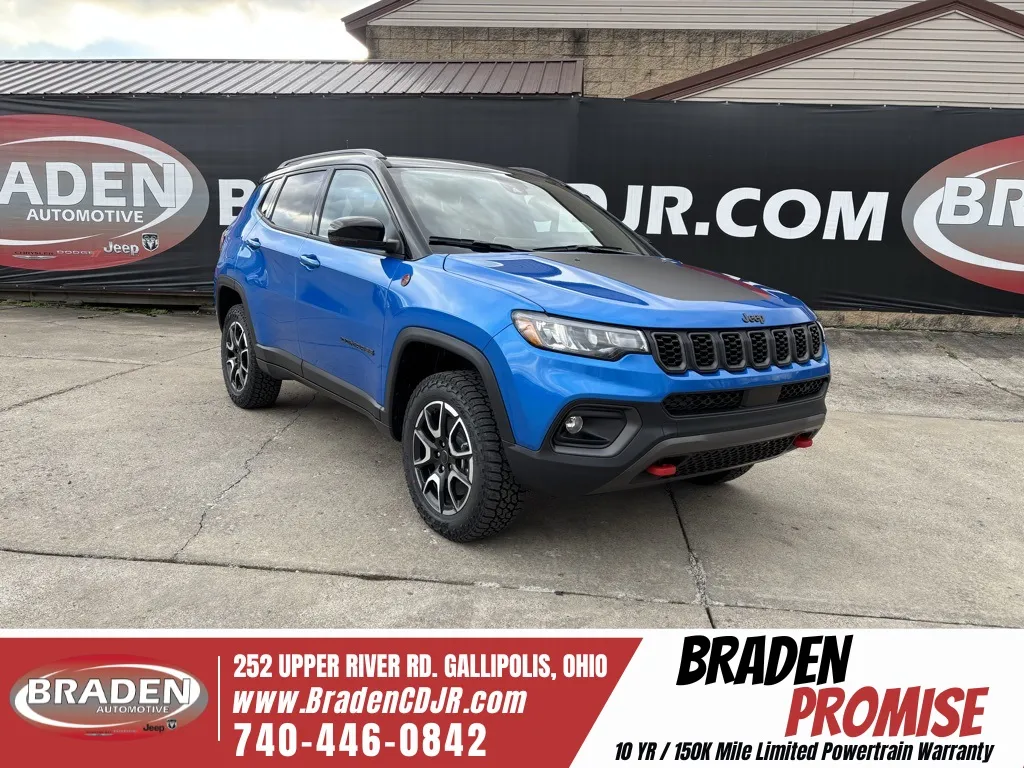 Blue 2026 Jeep Compass Trailhawk for sale in Gallipolis, OH