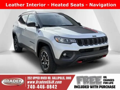 Silver 2026 Jeep Compass Trailhawk for sale in Gallipolis, OH