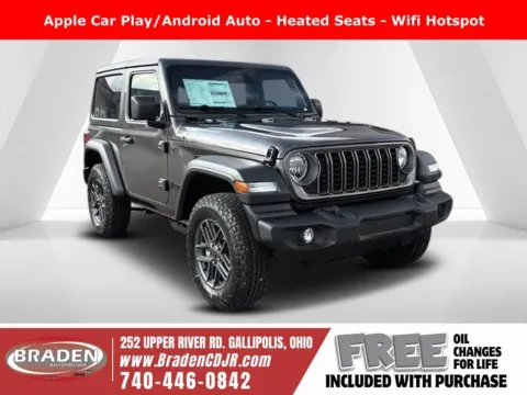 Gray 2026 Jeep Wrangler Sport S for sale in Gallipolis, OH