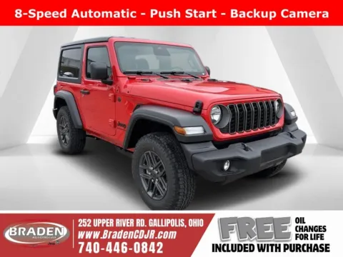 Red 2026 Jeep Wrangler Sport S for sale in Gallipolis, OH