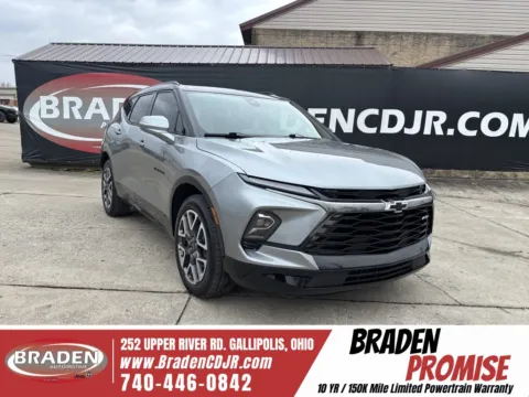 Gray 2025 Chevrolet Blazer RS for sale in Gallipolis, OH