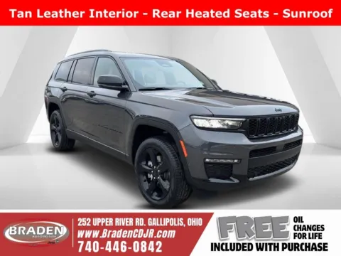 Gray 2025 Jeep Grand Cherokee L Limited for sale in Gallipolis, OH