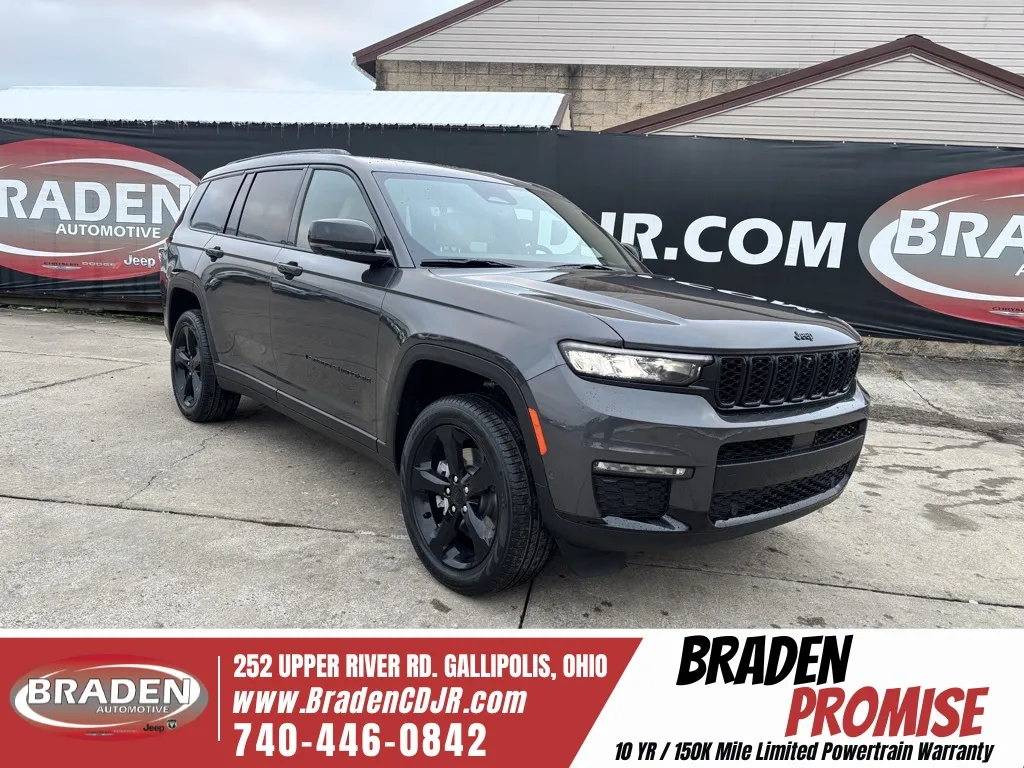 Gray 2025 Jeep Grand Cherokee L Limited for sale in Gallipolis, OH