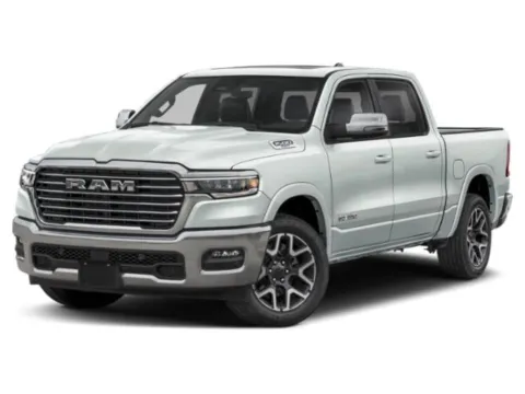 White 2026 RAM Ram 1500 Laramie Crew Cab 4x4 57" Box for sale in Gallipolis, OH