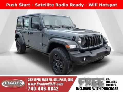 Gray 2026 Jeep Wrangler Sport for sale in Gallipolis, OH